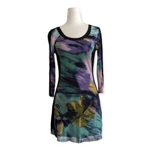 ELANA KATTAN A-line stretch mesh dress